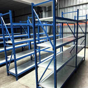 Có thể điều chỉnh công nghiệp kho lưu trữ kim loại kệ trung bình Thép Pallet Kệ Kệ chống gỉ tính năng - Product Image 5