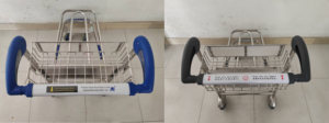Chariot à bagages robuste avec frein de sécurité pour aéroport, idéal pour les projets aéroportuaires - Product Image 6