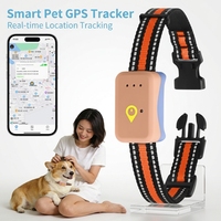 Collier de suivi GPS intelligent pour animaux de compagnie : Historique de localisation en temps réel, alertes géofences, conception étanche, compatibilité application Bluetooth pour animaux.