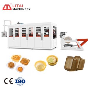 אוטומטי פלסטיק מנות thermoforming מכונה קו עבור פלסטיק כוסות - Product Image 4