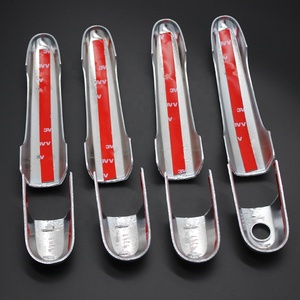 Inserto de manija de puerta cromada al por mayor para <span class=keywords><strong>Hyundai</strong></span> <span class=keywords><strong>Tucson</strong></span> 2015 2016 2017 <span class=keywords><strong>2018</strong></span> <span class=keywords><strong>Accesorios</strong></span> - Product Image 3