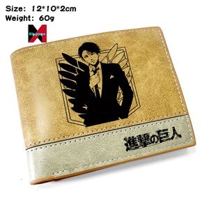 Attaque sur <span class=keywords><strong>Titan</strong></span> Cartoon Wallet avec porte-cartes court porte-monnaie poche unisexe cadeau - Product Image 4