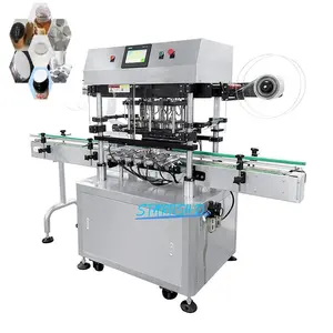 Full Automatic Aluminum Roll Film Foil Heating Sealing Machine for Plastic Jar Cup Bottle