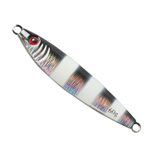 Señuelo de Pesca Tipo Cuchara de 60g, Cebo Metálico para Pesca de Lubina, Señuelo para Pesca de Fondo - Product Image 1