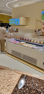 Brevit đặc biệt lạnh kính hiển thị mát siêu thị bánh Trung đảo Tủ dẫn ánh sáng bánh Showcase Máy làm lạnh - Product Image 5