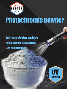 Pigment photochromique sensible à la lumière UV, poudre changeante de couleur <span class=keywords><strong>pour</strong></span> la résine, le plastique, l'impression <span class=keywords><strong>textile</strong></span>, l'artisanat des ongles, l'encre silicone, le revêtement - Product Image 1