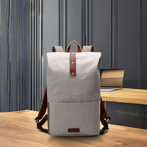 Custom Large Capacity Roll Top <b>Backpack</b> Men Durable Oxford Anti-theft Travel Business Recycled Laptop <b>Backpack</b> - Product Image 1