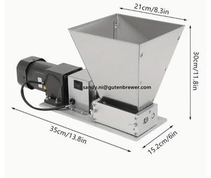 Broyeur <span class=keywords><strong>à</strong></span> grains Homebrew <span class=keywords><strong>Moulin</strong></span> <span class=keywords><strong>à</strong></span> <span class=keywords><strong>malt</strong></span> <span class=keywords><strong>électrique</strong></span> <span class=keywords><strong>à</strong></span> 2 rouleaux en acier inoxydable pour le brassage <span class=keywords><strong>à</strong></span> domicile <span class=keywords><strong>Moulin</strong></span> de qualité alimentaire Broyeur d'orge puissant - Product Image 2