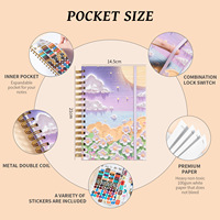 Cahier à disque fantaisie taille A5 classeur à disque coloré Happy Notebook avec personnalisable