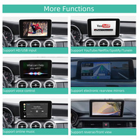 Apple Wireless Carplay para Mercedes Benz, dispositivos equipados con coches Android, función de cámara trasera, AirPlay, GLK X204 2013-2015