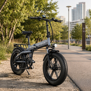 Bicicleta Eléctrica Plegable <span class=keywords><strong>Engwe</strong></span> EP-2, 48V 750W, Neumáticos Anchos, Cuadro de Aluminio de 20 Pulgadas, Frenos de Disco, Bicicleta de Montaña para Desplazamientos - Product Image 5