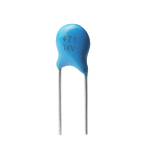 <span class=keywords><strong>471</strong></span> 1KV Condensador de disco cerámico de alto voltaje 470pF 1000V P5mm L Tipo de plomo de orificio pasante - Product Image 1