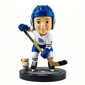 Eco-friendly casa in resina <span class=keywords><strong>Hockey</strong></span> Bobblehead Action Figure con ornamenti di vernice eco-friendly decorazione per la casa interna - Product Image 1