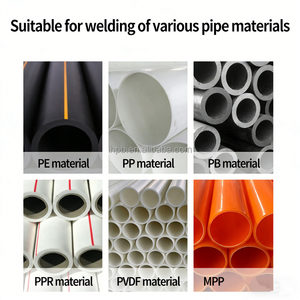 Machine de soudage à chaud HDPE 63-200 mm, soudeuse manuelle pour tuyaux PE, soudeuse à chaud pour polyéthylène, soudeuse à chaud pour plastique - Product Image 4