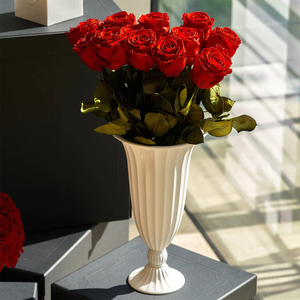 Rosas de tallo largo preservadas reales Eternity Infinity Forever Roses <span class=keywords><strong>Rosa</strong></span> <span class=keywords><strong>eterna</strong></span> de larga duración con tallo para decoración del hogar de bodas - Product Image 1