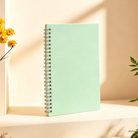 Cuaderno Espiral Personalizado de Alta Calidad con Cubierta Color Macaron, Tamaño Personalizado e Impresión de Logotipo, Diario para Regalo y Viajes