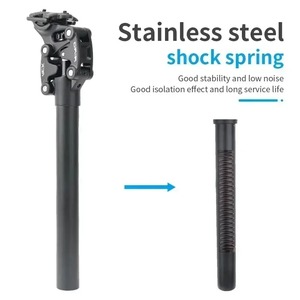 Tige de <span class=keywords><strong>Selle</strong></span> VTT et Vélo de Route à Suspension RIRO 27.2/30.8/31.6mm, <span class=keywords><strong>Tube</strong></span> de <span class=keywords><strong>Selle</strong></span> Réglable avec <span class=keywords><strong>Amortisseur</strong></span> 50mm de Course - Product Image 5