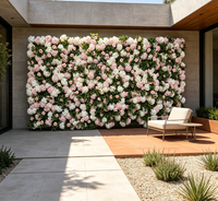Système de mur végétal artificiel modulaire, panneau de verdure pour jardin vertical personnalisé, pour projets commerciaux, fournisseur de décoration de projets