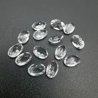 Topaze naturelle taille diamant 3,0 mm ronde, topaze blanche, pierres précieuses en vrac