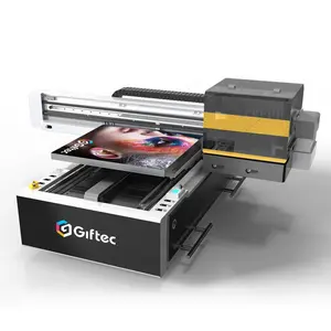 Giftec Inc低成本Apollo-69v 6090 A1 A2 A3发光二极管紫外平板打印机手机盒瓶聚氯乙烯卡片纪念品紫外喷墨打印机