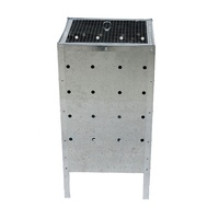 Métal galvanisé intérieur et extérieur 90l, trous de brûleur rapide, papier et déchets de jardin, incubateur à vendre