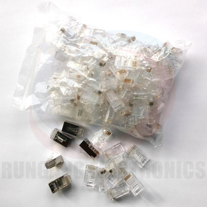 RG <span class=keywords><strong>RJ45</strong></span> Cat5e Cat6 mâle femelle connecteur blindé échantillon gratuit Ethernet Keystone Jack - Product Image 3