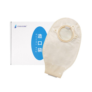 Steadlive Ostomy <b>Bag</b> 57mm Two Piece Disposable For Colostomy Care - Product Image 1