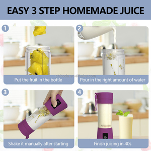 Exprimidores Eléctricos Inalámbricos Antideslizantes para Cocina, Vasos para Jugos Tipo Whirlwind Pequeños, Operación Sencilla, Licuadora Portátil - Product Image 5