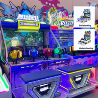 Machine de tir de balles commerciale pour 4 joueurs, jeu d'arcade de fête avec récupération de tickets pour centre de jeux