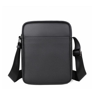 OEM PU Leather High Quality Custom Messenger <b>Bag</b> for Men Cowhide Genuine Leather Business Casual <b>Small</b> Mobile Phone <b>Bag</b> - Product Image 1