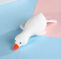 Jouet canard géant super extensible et compressible - Canard jaune de grande taille pour soulager le stress, jouet sensoriel pour les enfants de 5 à 7 ans et les adultes