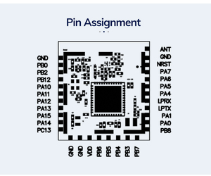 ST LoRaWAN STM32WLE5CCU6 MS23SF14模块低功耗超远程5公里SPI UART I2C数模转换器ADC接口 + 20.5dbm智能 - Product Image 5