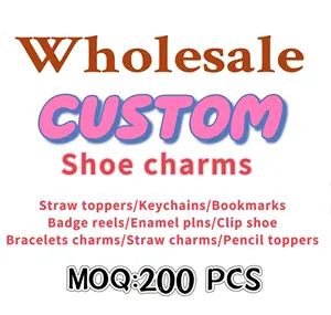 Wholesale New Shoe Decoration Custom PVC Decoration Personalized Design Shoe Charm