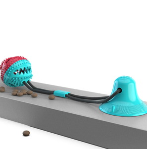 ของเล่นเชือกดึงสำหรับสุนัข ทำจากวัสดุ TPR ขายดี พร้อมถ้วยดูดสุญญากาศ ของเล่นกัดแทะ - Product Image 4