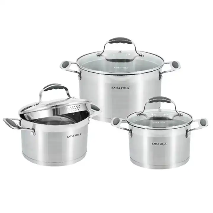 18/10 Stainless Steel Sauce Pot, Black - Stainless Steel - Cookware -  Kitchen