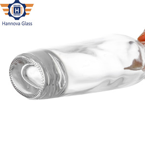 Garrafa de Vidro de 500ml com Fundo Grosso e Tampa Oval para Vodka, Rum, Gin e Whisky com Rolha - Atacado de Fábrica - Product Image 4