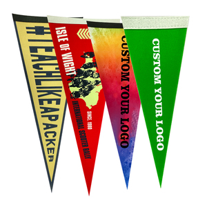 Striscione in Feltro Personalizzato <span class=keywords><strong>con</strong></span> Design, Alta Qualità, Logo Stampato Personalizzato, Bandierina Souvenir per Decorazione - Product Image 1