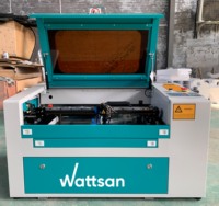 Machine de gravure laser CO2 de bureau Wattsan 0503, graveur laser 0503 50W 500*300mm CNC