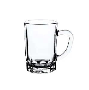 Cheap Price Luminarc 3oz Clear Glass Arabic Tea Cup With Handle Arabian Yemen Alakabi Drink Mug Royalex Toughened Glasses PH2001