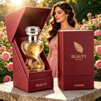 Boîte rigide haut de gamme pour parfum Oud 100 ml, boîte cadeau à fermeture magnétique avec coussin en velours et design artistique personnalisé