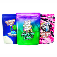Impression numérique personnalisée 1 3.5 7 14 28 grammes Soft Touch Cali packs sacs en mylar anti-odeur avec mon logo