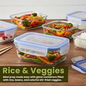 Boîte à lunch coréenne écologique en verre borosilicate sans BPA, double compartiment hermétique, résistante à la chaleur et compatible micro-ondes - Product Image 5