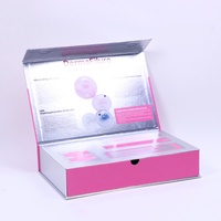 Boîte magnétique personnalisée haut de gamme à double couche avec tiroir coulissant en carton pour huiles essentielles, doublure en éponge, impression UV, couleur personnalisée