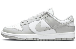 Zapatillas Casuales para Hombre Dunk Low Grey Fog, Ligeras, con Amortiguación, Entresuela de EVA, Logotipo en Relieve, para Todas las Temporadas, con Cordones, Punta Sintética - Product Image 1