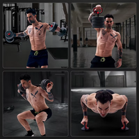 Ensembles d'haltères et de barres, équipement de musculation, exercice à domicile, personnalisable, 5 kg, 10 kg, 20 kg, 30 kg, 40 kg, poids réglable rapidement et portable