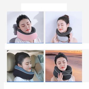 Customized U Shape Support <b>Rest</b> Cervical Airplane Car Memory Foam Travel <b>Neck</b> Pillow Wholesale - Product Image 3