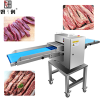Mesin Pemotong Daging Steak Bacon Ham Berkualitas Tinggi, Mesin Pemotong Daging Babi Sapi Segar, Mesin Pemotong Daging Segar Menjadi Potongan