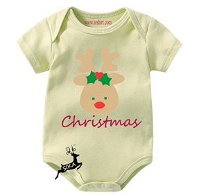 Tirupur Navidad santa mameluco respetuoso del medio ambiente GOTS certificado orgánico de bambú de bebé recién nacido de algodón mono mamelucos niños ropa - Product Image 2