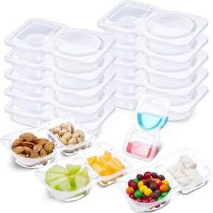 Couvercle de bol en plastique PP biodégradable de petite taille, personnalisable pour la restauration, coupelle à sauce jetable recommandée, compatible micro-ondes - Product Image 2