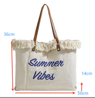 Bolsos bordados de lona grandes para mujer, bolso de mano de moda para la playa de verano, compras de viaje, gimnasio, playa, vacaciones, bolsos de diseñador